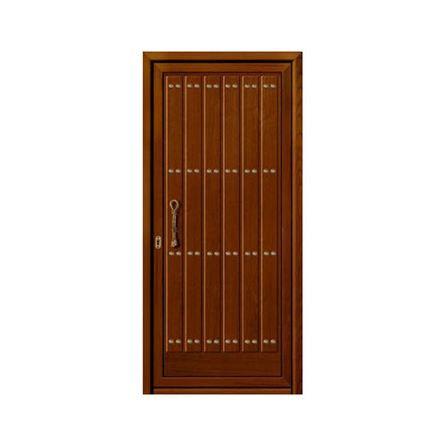 Entry door - HERCULES - ALUPORTA - aluminum / swing / without glazing