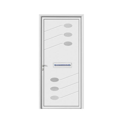 Entry door - EVOLUCION : CADMIO  - ALUPORTA - aluminum / stainless steel / swing