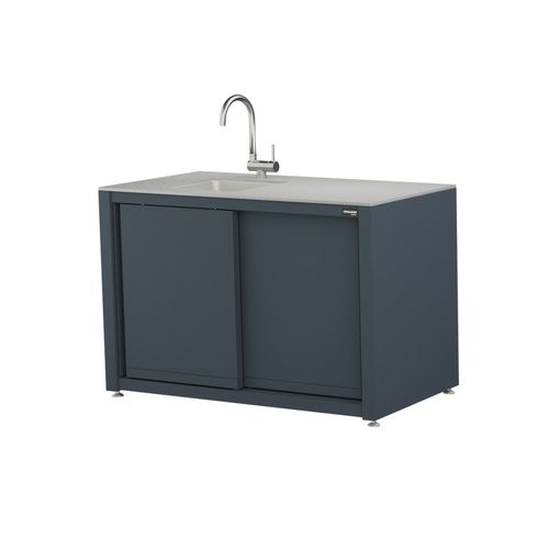 Outdoor kitchen - CookOUT® BLANK 135 - Dukin d.o.o. - contemporary / aluminium / black
