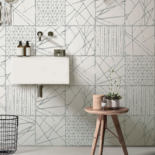 Porcelain stoneware tile - Ceramiche Master - polished / indoor / bathroom
