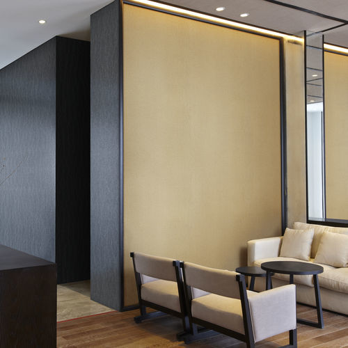 Interior wall-covering - CHARM - Saint-Gobain Adfors Europe - fiberglass / textured / plain