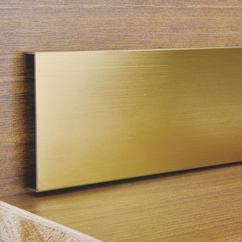 Golden baseboard - SJP60  - FOSHAN  JECA  LIMITED - stainless steel / rectangular / for electrical wiring