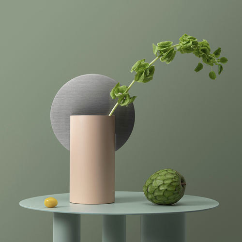 Contemporary vase - Malevich  - NOOM - brass / stainless steel / copper