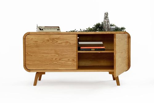 Contemporary sideboard - ARIA - MB Oaksas - oak / custom
