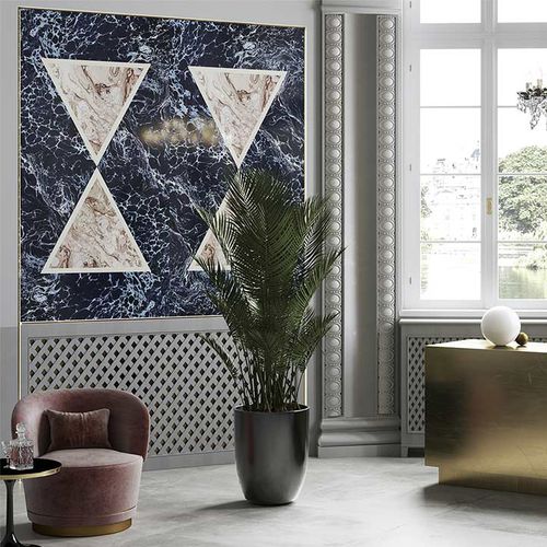 Porcelain stoneware tile - BASE BLU - CEDIT - ceramic / high-gloss / indoor