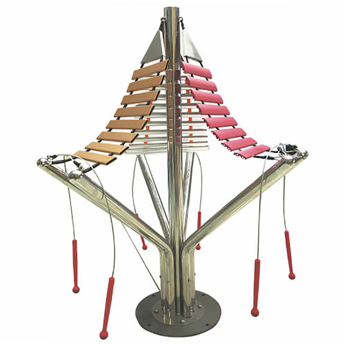Musical play structure - MT-19506 - Qitele Group Co .,Ltd - for playground / HDPE / stainless steel
