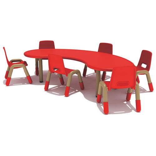 Contemporary table and chair set - IFP-026 - Qitele Group Co .,Ltd - metal / plastic / child's