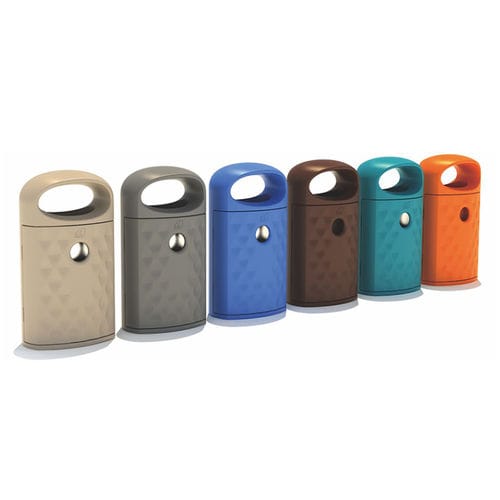 Public trash can - PA-056 - Qitele Group Co .,Ltd - metal / plastic / contemporary