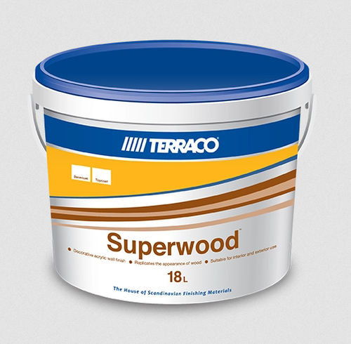 Decorative paint - SUPERWOOD™  - Terraco LLC. Ltd - finish / outdoor / indoor