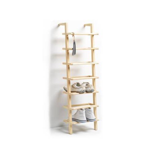Contemporary shoe rack - LADY - SIDE BY SIDE - wall / ash / home