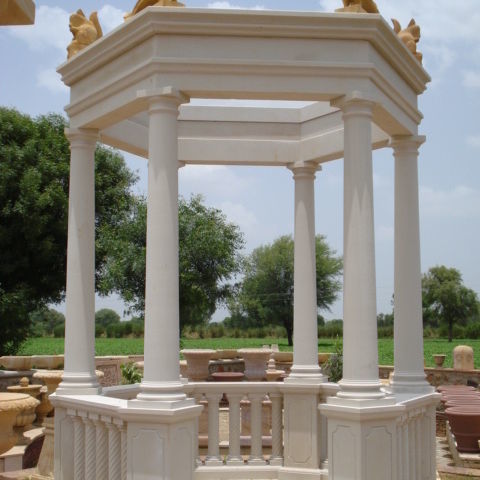 Marble pillar - Shree Ganesh Stones - sandstone / granite / granite