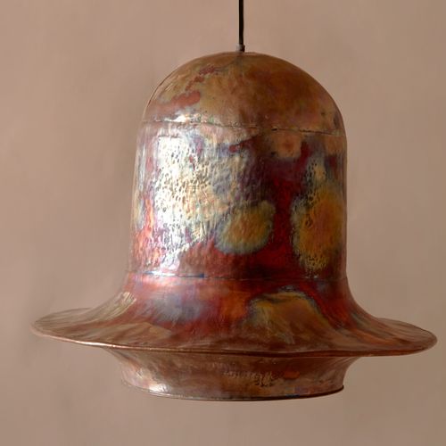 Pendant lamp - VOLCANO - Sergey Makhno Product - copper / ceramic / contemporary