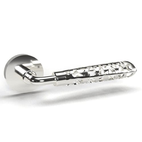 Door handle - LEGAME - Guimer S.r.l - brass / contemporary / chrome