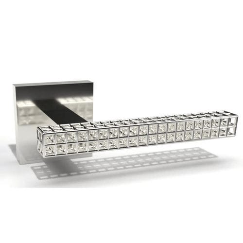 Door handle - MELO’ - Guimer S.r.l - brass / contemporary / chrome