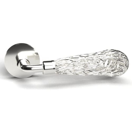 Door handle - LOLLY - Guimer S.r.l - brass / contemporary / chrome