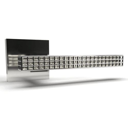 Door handle - XARA - Guimer S.r.l - brass / contemporary / chrome