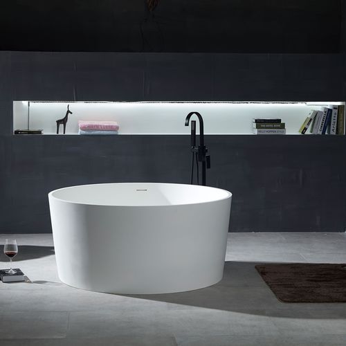 Round bathtub - YL6046 - FOSHAN ARTLAND SANITARY WARE CO.LTd. - free-standing / stone resin / Corian®