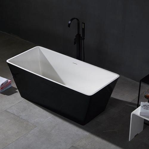 Free-standing bathtub - YL6052 - FOSHAN ARTLAND SANITARY WARE CO.LTd. - freestanding / stone resin / Corian®