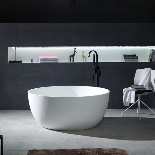 Round bathtub - YL6063 - FOSHAN ARTLAND SANITARY WARE CO.LTd. - free-standing / stone resin / Corian®