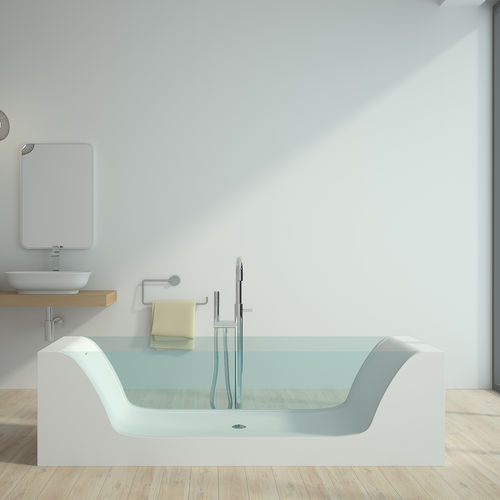 Free-standing bathtub - YL9999 - FOSHAN ARTLAND SANITARY WARE CO.LTd. - stone resin / Corian® / resin
