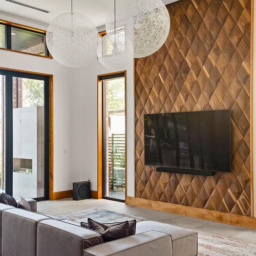 wall-mounted decorative panel - FORM AT WOOD