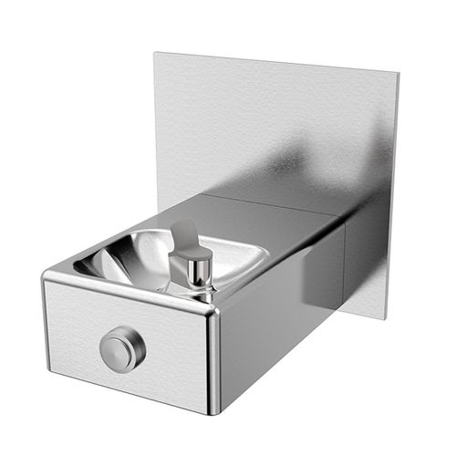 Wall-mounted drinking fountain - M140PM - OASIS - indoor / stainless steel / for school