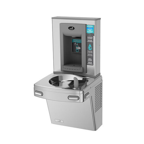 Contactless drinking fountain - VERSAFILLER PEBFY - OASIS - wall ...