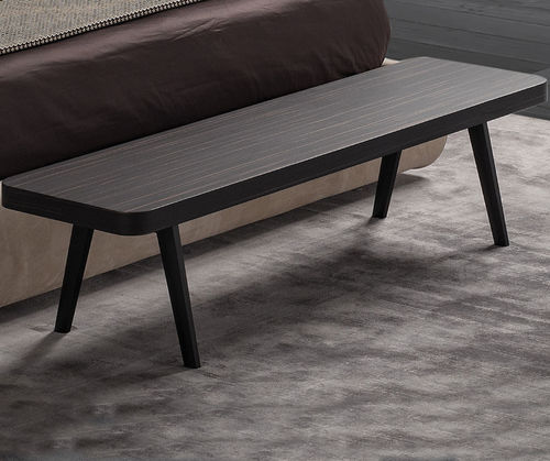 Contemporary bed bench - LOUIS - Conte - ash / walnut / wood veneer