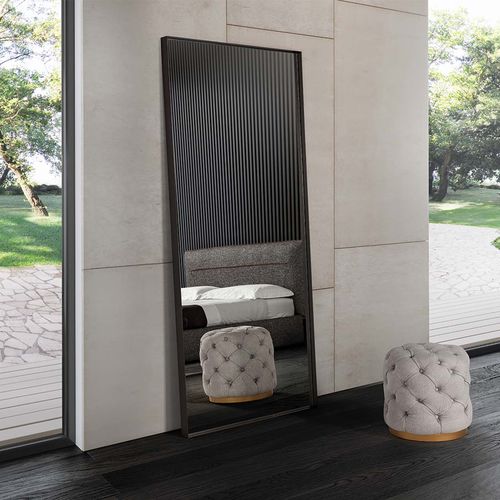 Free-standing mirror - VERSAILLES  - Conte - contemporary / rectangular / brown