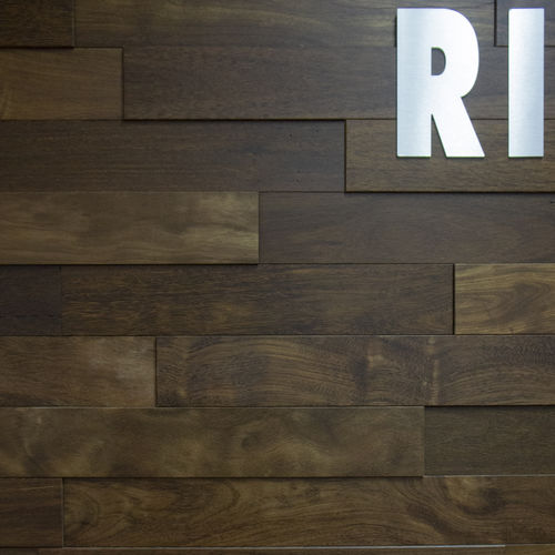 Solid wood wall-covering - Ribadao Wood Boutique - wenge / smooth / oiled