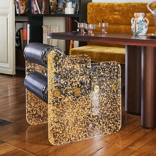 Original design chair - MW04 "GOLD" EDITION - MOJOW DESIGN - outdoor / indoor / synthetic leather