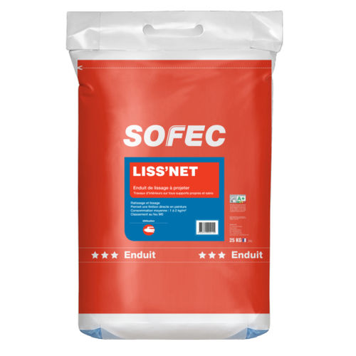 Smoothing coating - LISS'NET - Sofec - finishing / indoor / plaster