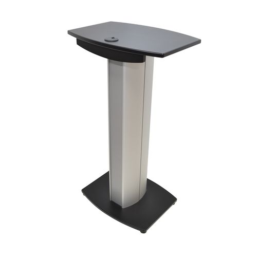 Conference lectern - LAPTOP  - Podium pros - stand-up / on casters / aluminum