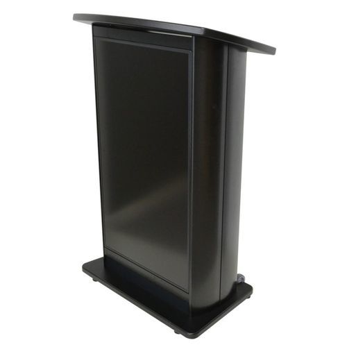 Conference lectern - H2W DIGITAL DISPLAY - Podium pros - stand-up / with digital display / aluminum