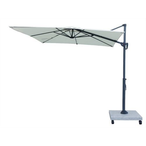 Square parasol - UOS250C-02A - After Cloud Technology Ltd. - side post / orientable / aluminum