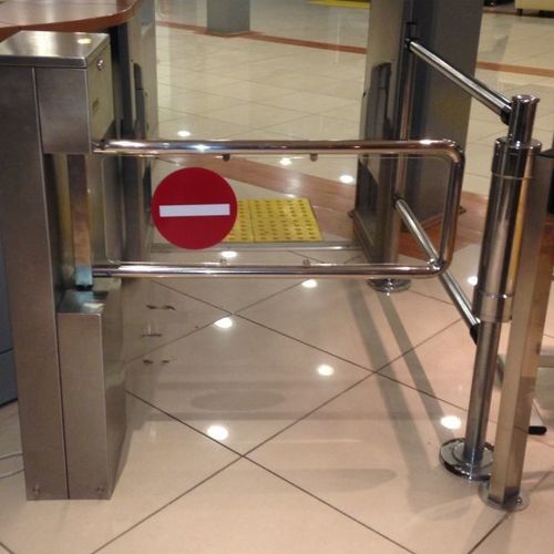 Half-height turnstile - OVT 122 M - Oskar Turnstiles System - for access control / stainless steel / for public building