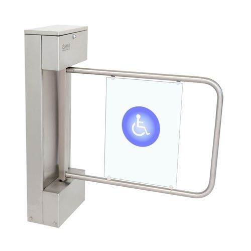 Half-height turnstile - OVT 122 MG - Oskar Turnstiles System - for access control / stainless steel / for public building