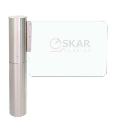 Half-height turnstile - OVT 121 MS - Oskar Turnstiles System - for access control / stainless steel / for public building