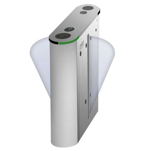 Half-height turnstile - HCT 270 D - Oskar Turnstiles System - for access control / stainless steel / for public building