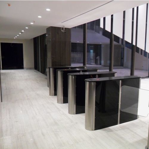 Half-height turnstile - HCT 350 D - Oskar Turnstiles System - for access control / stainless steel / for public building