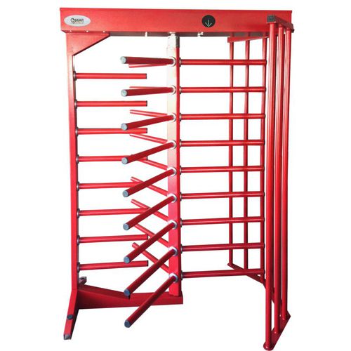 Full-height turnstile - OBT 314 - Oskar Turnstiles System - for access control / security / stainless steel