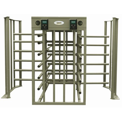 Full-height turnstile - OBT 4203 - Oskar Turnstiles System - for access control / security / stainless steel