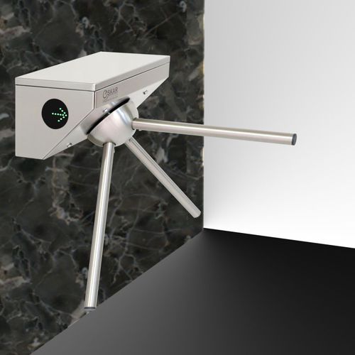 Tripod turnstile - OTT 031 S - Oskar Turnstiles System - for access control / stainless steel / for public building