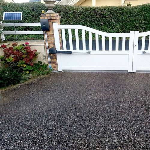 Swing gate automation - SW7000 series - DUCATI HOME AUTOMATION - solar-powered