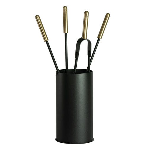 Floor-standing fireplace set - 10.615N - Comex Production S.N.C. - brass / steel