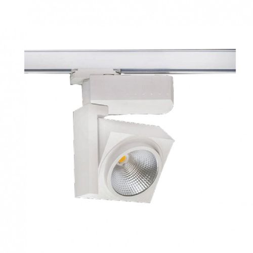 LED track light - CAPELLA -44 W - BLACK LIGHT ELEKTRONIK - square / cast aluminum / commercial