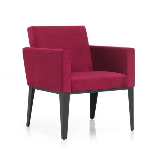 Contemporary visitor chair - FREZYA - Flekssit Office Furniture - indoor / fabric / polyurethane