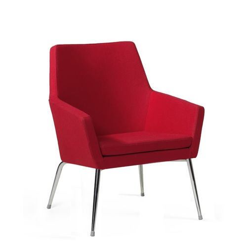 Contemporary visitor chair - ALIZE - Flekssit Office Furniture - indoor / fabric / upholstered