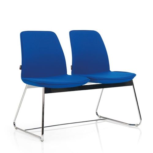 Fabric beam chair - SUDE - Flekssit Office Furniture - polyurethane / 2-person / indoor