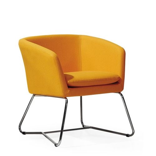 Contemporary visitor chair - KUVARS - Flekssit Office Furniture - indoor / polyurethane / upholstered